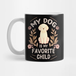 Mother's Day Labrador Dog is my Favorite Child Mug